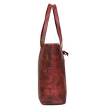 MONTANA BUFFALO LEATHER TOTE BAG