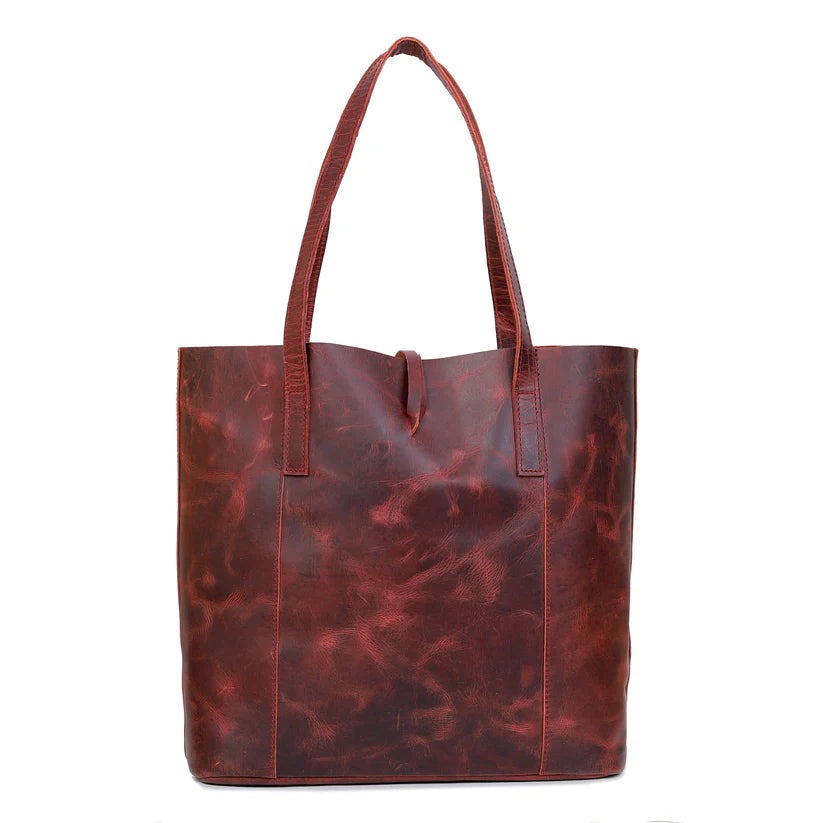 MONTANA BUFFALO LEATHER TOTE BAG