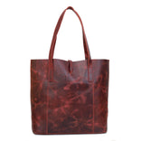 MONTANA BUFFALO LEATHER TOTE BAG