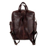 Multiutility Leather Backpack For Work & Travel
