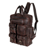 Multiutility Leather Backpack For Work & Travel