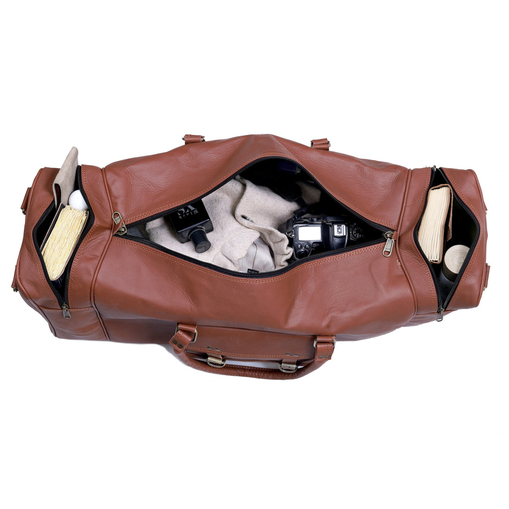 The Legacy Leather Duffel Bag- Travel Bag