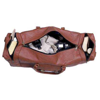 The Legacy Leather Duffel Bag- Travel Bag