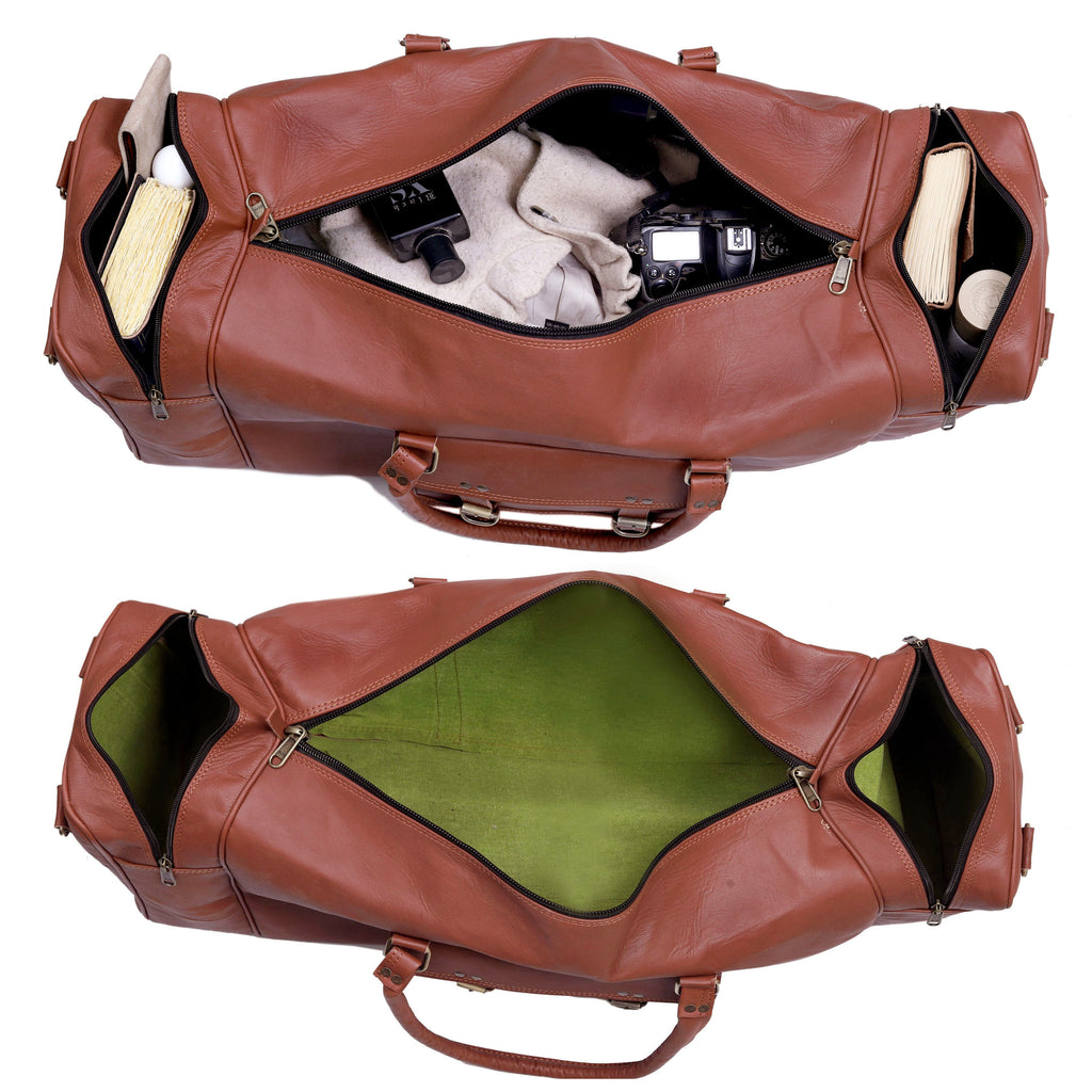The Legacy Leather Duffel Bag- Travel Bag