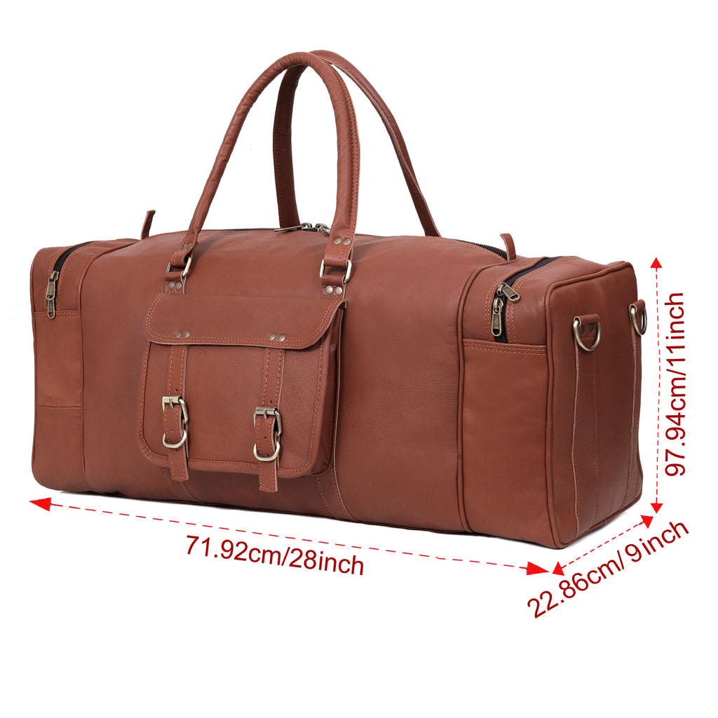 The Legacy Leather Duffel Bag- Travel Bag