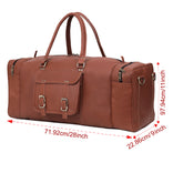 The Legacy Leather Duffel Bag- Travel Bag