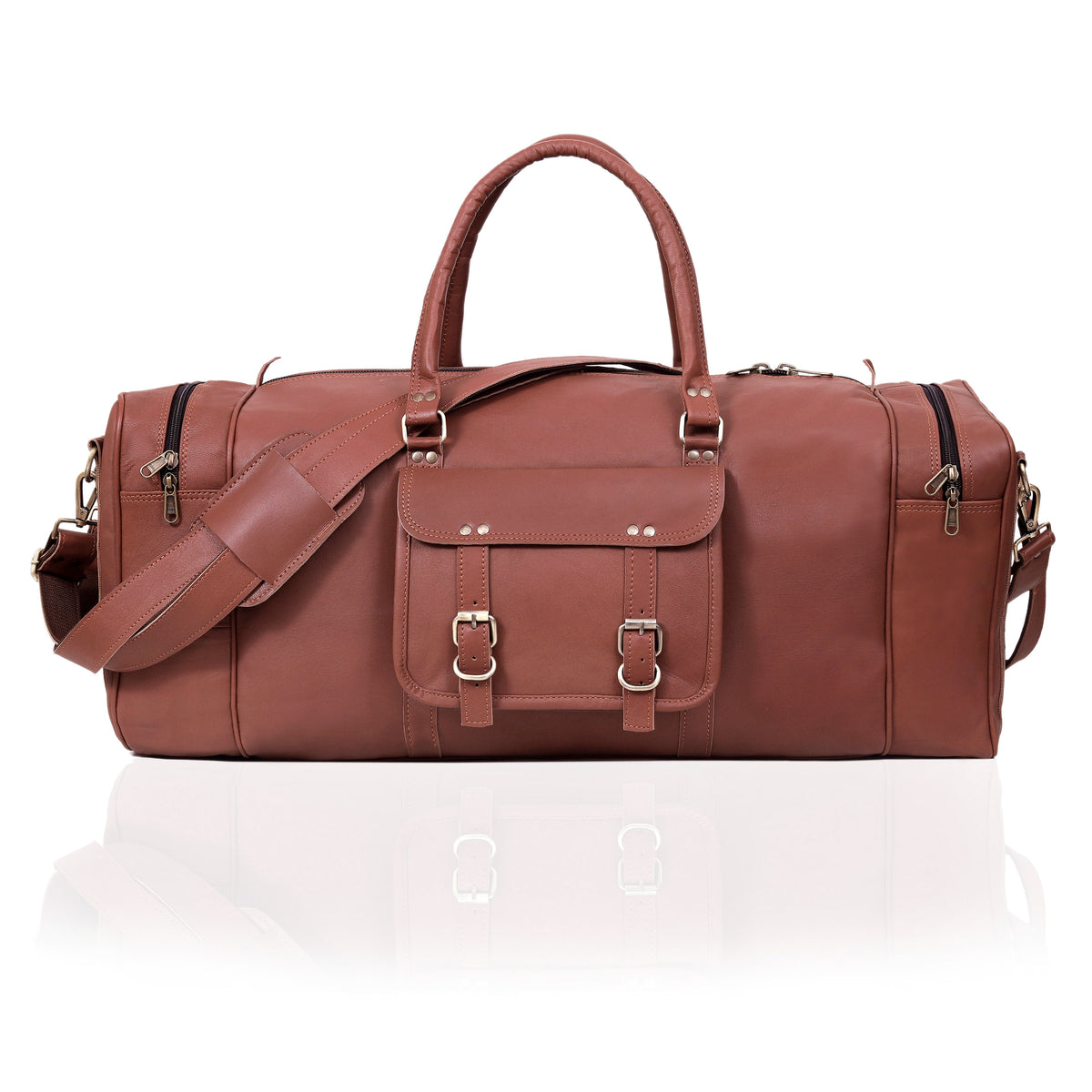 The Legacy Leather Duffel Bag- Travel Bag
