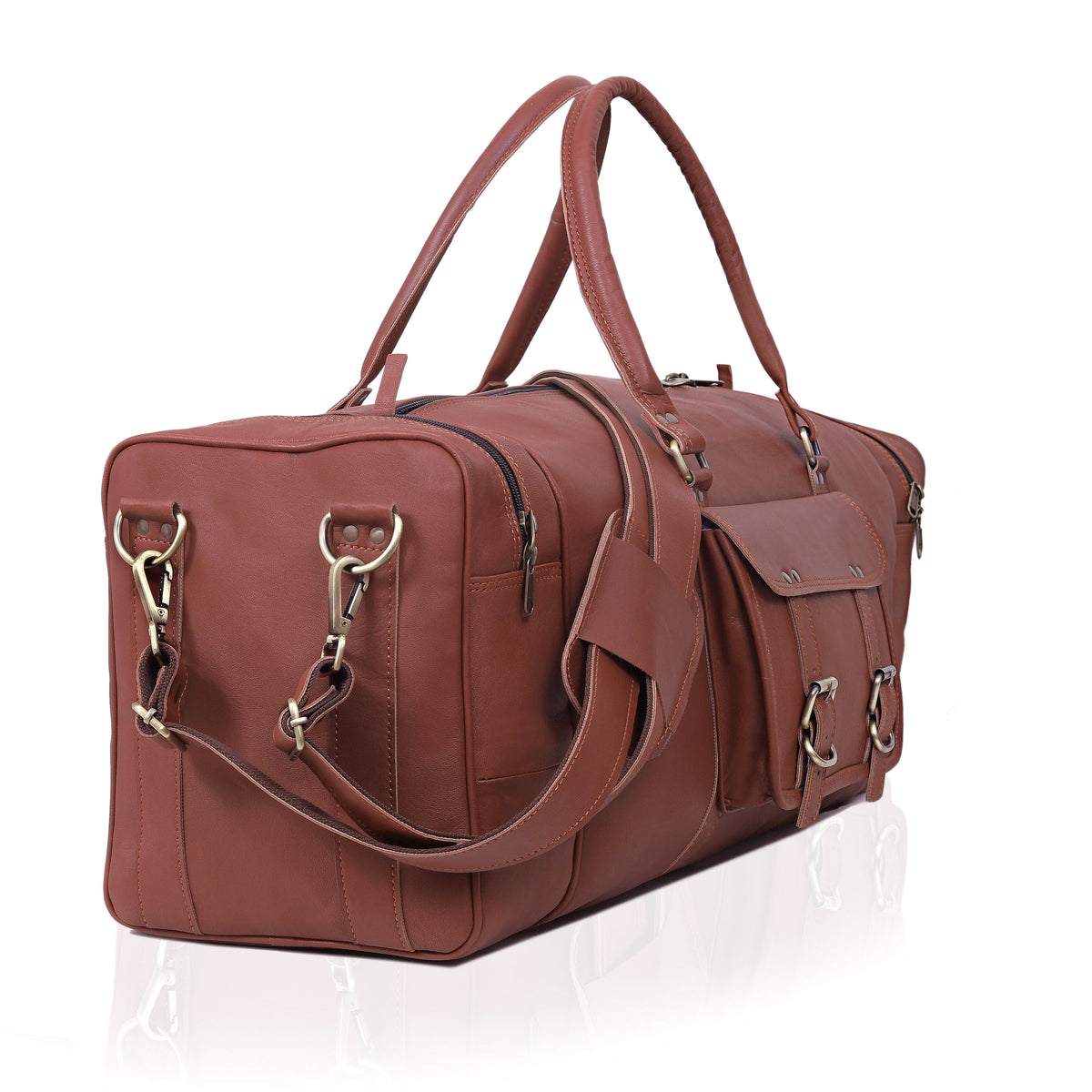 The Legacy Leather Duffel Bag- Travel Bag