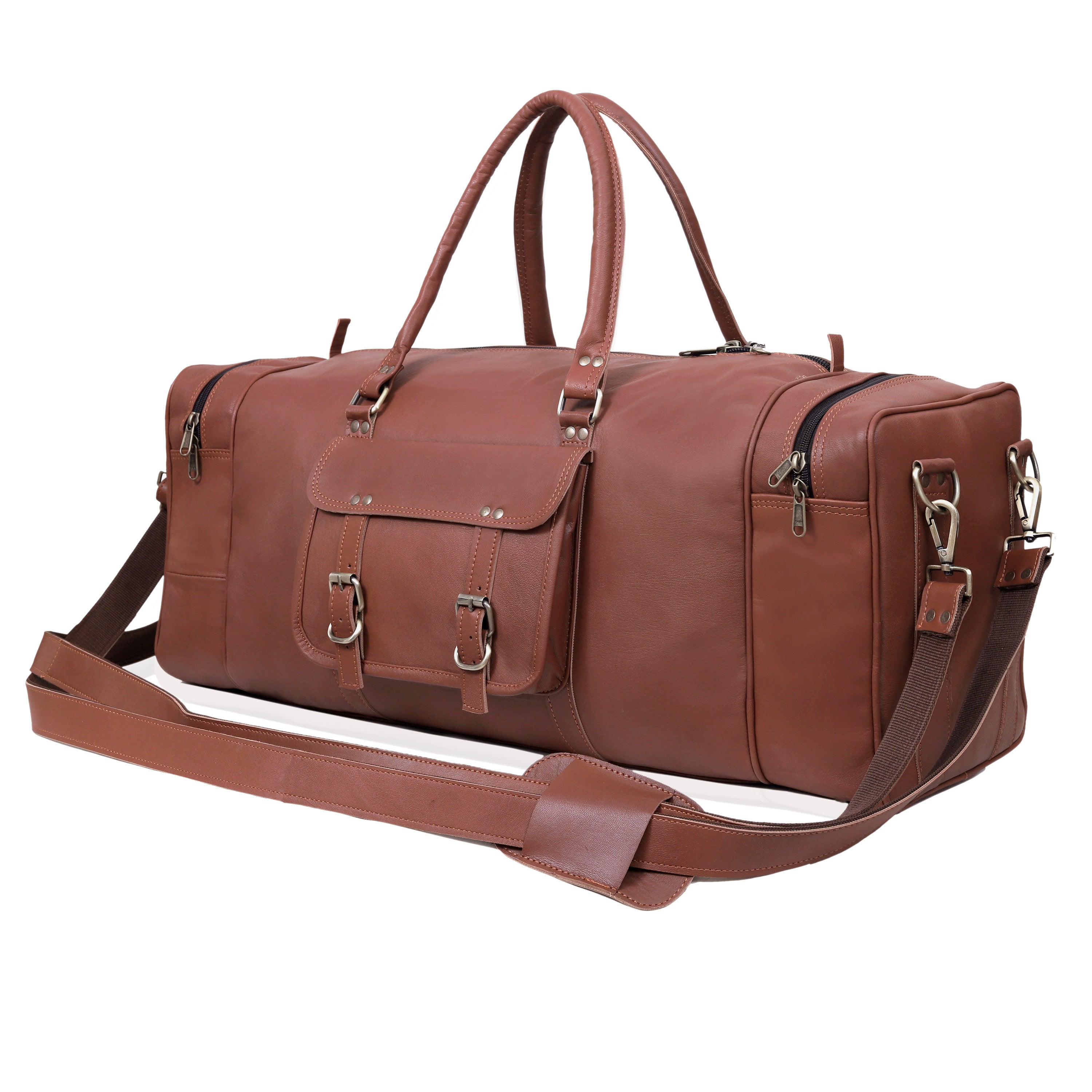 The Legacy Leather Duffel Bag- Travel Bag