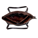 SCARLETT BUFFALO LEATHER TOTE BAG