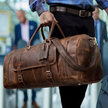Commuter Leather Duffel Bag