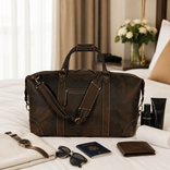 Marshall Vintage Leather Duffel Bag