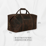 Marshall Vintage Leather Duffel Bag