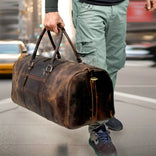 Lincoln Leather Duffel  Bag For Men