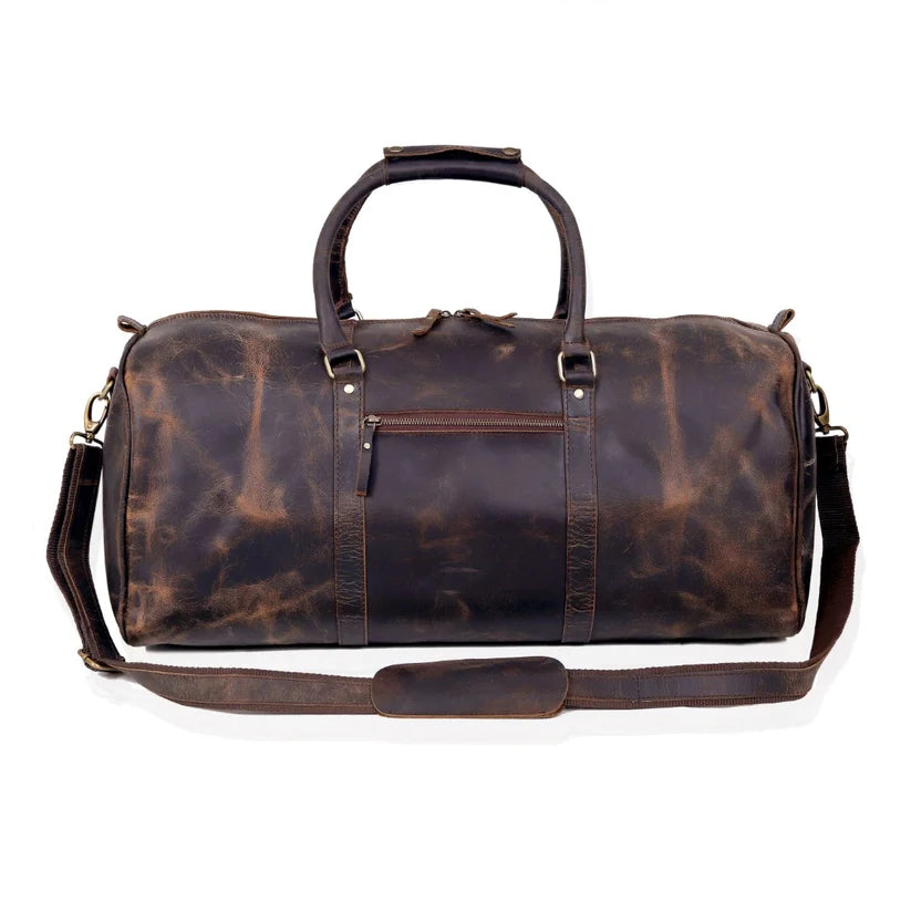 Lincoln Leather Duffel  Bag For Men