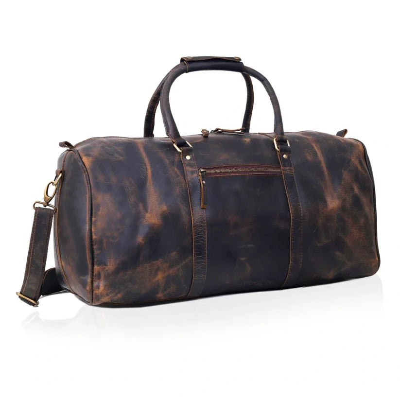 Lincoln Leather Duffel  Bag For Men