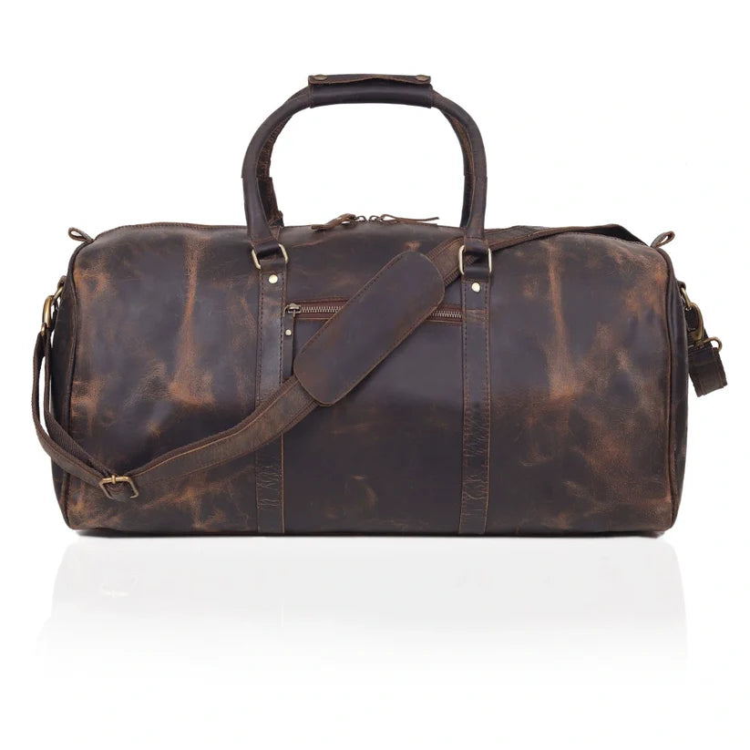 Lincoln Leather Duffel  Bag For Men