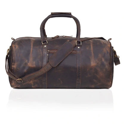 Lincoln Leather Duffel  Bag For Men