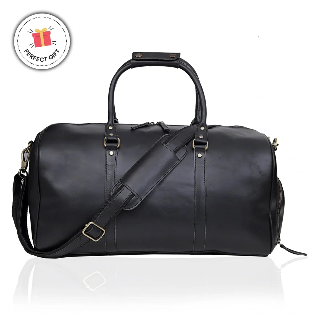 Lincoln Leather Duffel  Bag For Men
