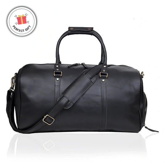Lincoln Leather Duffel  Bag For Men