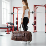 Commuter Leather Duffel Bag