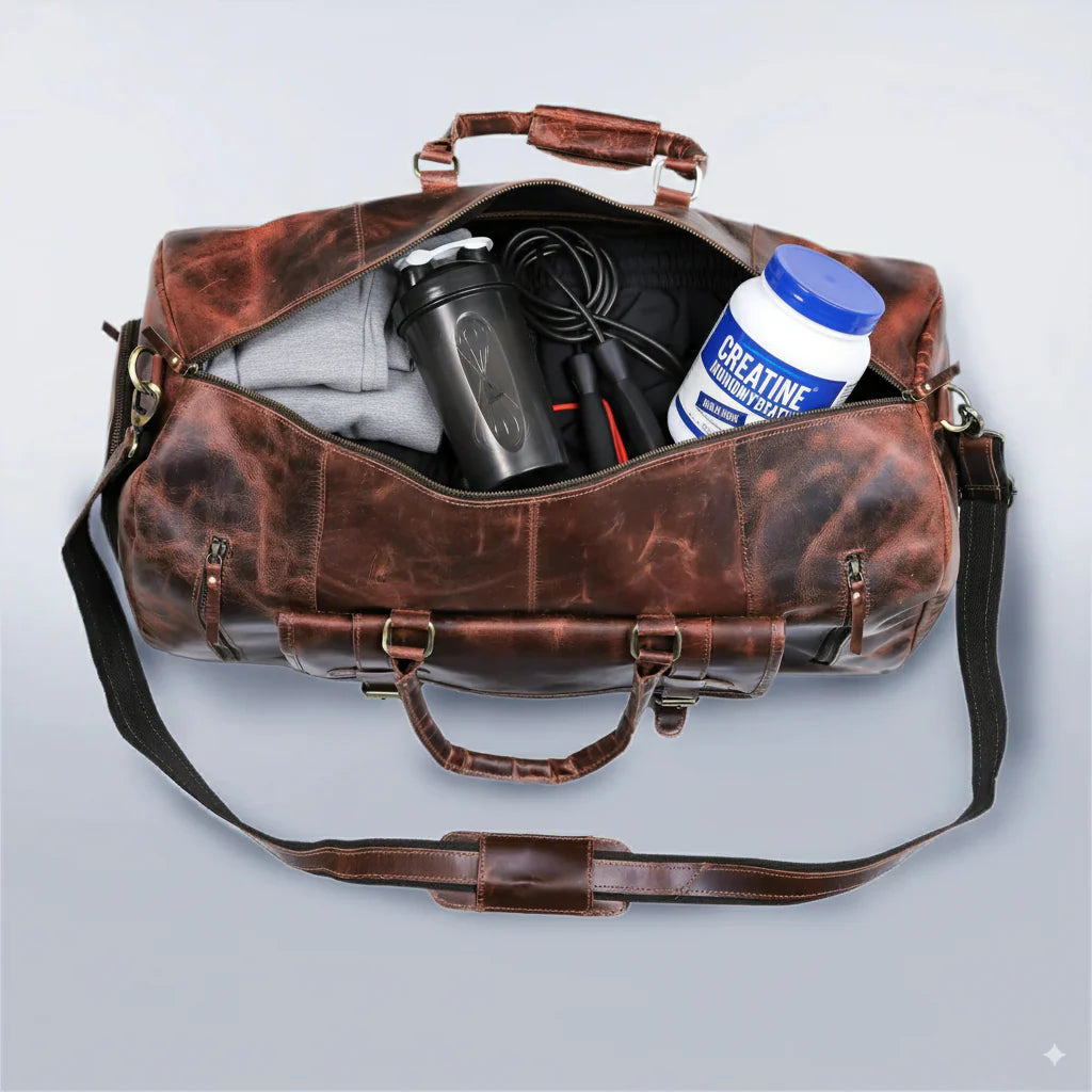Commuter Leather Duffel Bag