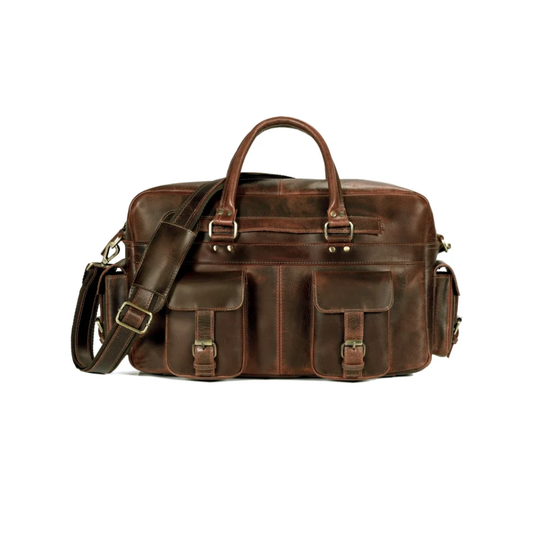 Roosevelt Buffalo Leather Satchel Messenger Bag