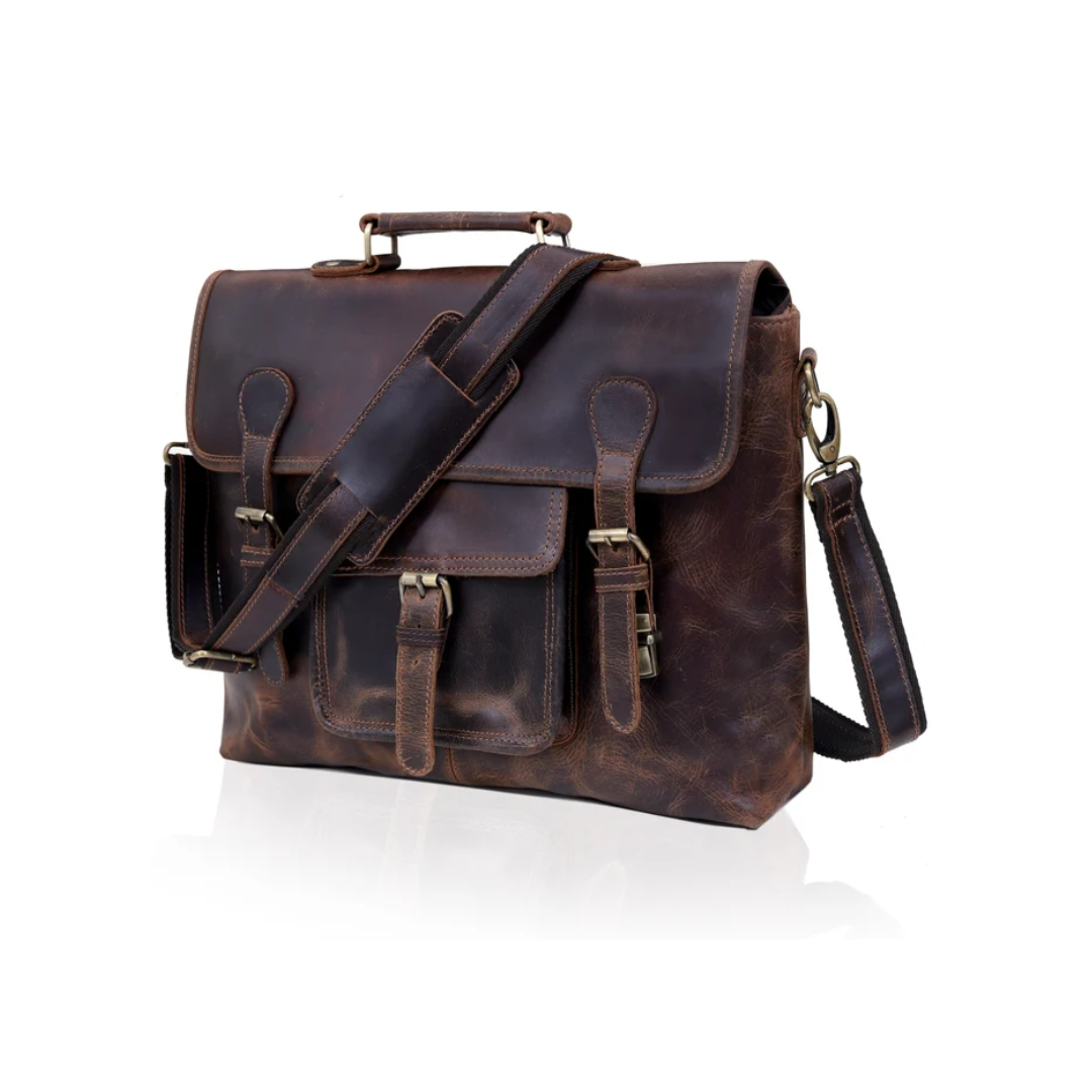 The Camden Leather Messenger Bag