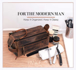 Leather Toiletry Bag