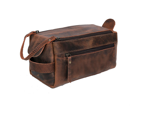 Leather Toiletry Bag