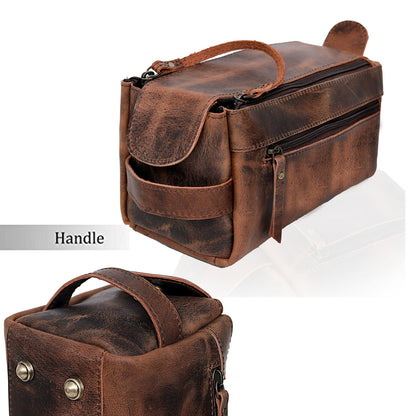 Leather Toiletry Bag