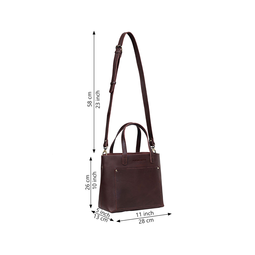 Layla Leather Tote Bag