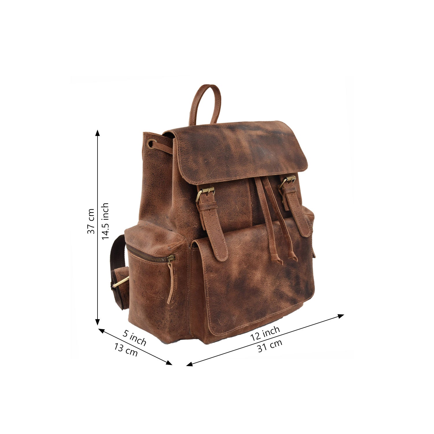 Deana Leather Backpack