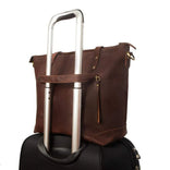 SCARLETT BUFFALO LEATHER TOTE BAG